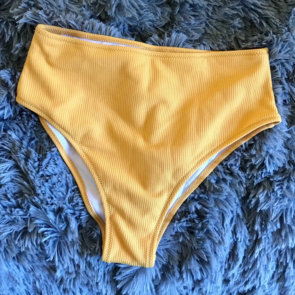 *NEW* Zaful High Wasted Ribbed Bikini Bottoms